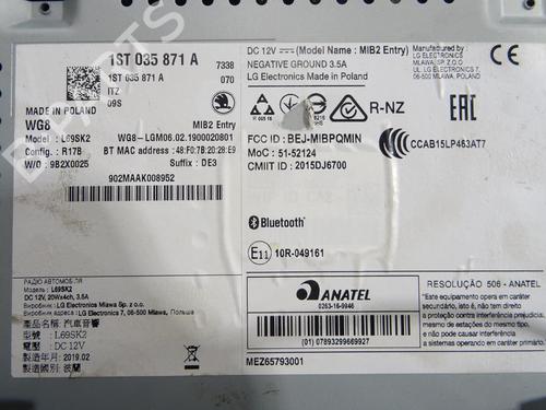 Radio SKODA CITIGO (NF1) 1.0 | BP29614255E6