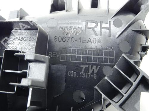 Rear right interior door handle NISSAN QASHQAI II (J11, J11_) 1.5 dCi | BP30173015I16