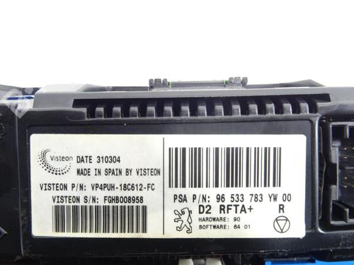 Climate control PEUGEOT 407 (6D_) 2.0 HDi 135 (6DRHRH, 6DRHRE, 6DRHRG, 6DRHRJ) | BP31853343I5  - Image 6