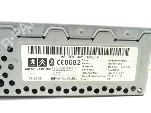 Used Radio Radio CITROËN DS3 (SA_) 1.6 HDi 90 (92 hp) 20037535 20037535