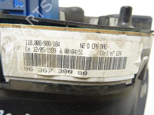 Used Instrument cluster Instrument cluster PEUGEOT 306 Break (7E, N3, N5) [1994-2002] 33804084 33804084