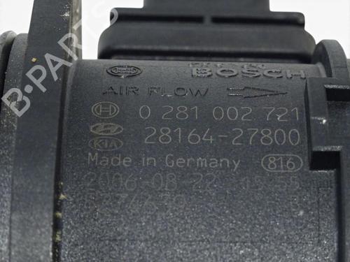 Used Mass air flow sensor Mass air flow sensor HYUNDAI TUCSON (JM) 2.0 CRDi (140 hp) 36148499 36148499