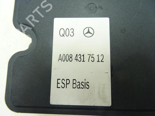Used ABS pump ABS pump MERCEDES-BENZ A-CLASS (W176) A 180 CDI / d (176.012) (109 hp) 34109185 34109185