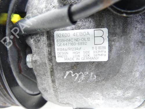 AC compressor NISSAN QASHQAI II (J11, J11_) 1.6 dCi ALL MODE 4x4-i | BP29589371M34 