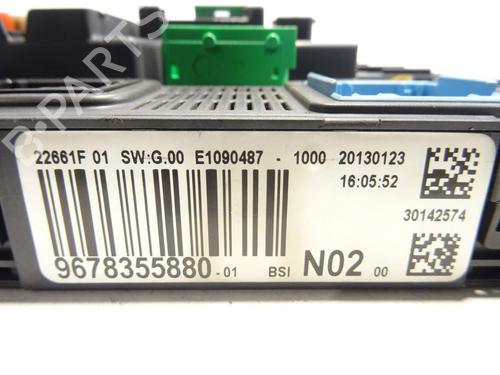 Fuse box PEUGEOT 208 I (CA_, CC_) 1.4 HDi | BP30124734E1 