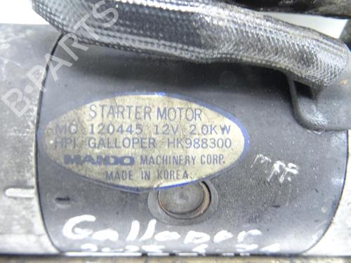 Used Starter Starter HYUNDAI GALLOPER II (JK-01) 2.5 TD intercooler (99 hp) 30002635 30002635