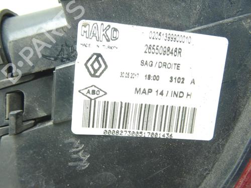 right-taillight-renault-clio-iv-bh_-2012-2013-2014-2015-2016-2017-2018-2019-2020-2021-33884777 main image