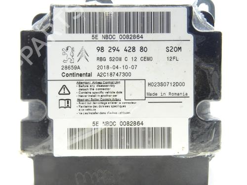 ECU airbags CITROËN C3 / C3 ORIGIN III (SX) 1.2 VTi 82 | BP20049953M53 