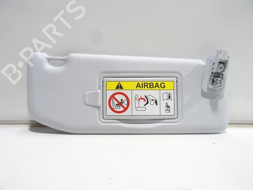 Used Right sun visor Right sun visor PEUGEOT 2008 I (CU_) 1.2 THP 110 / PureTech 110 (110 hp) 25381086 25381086