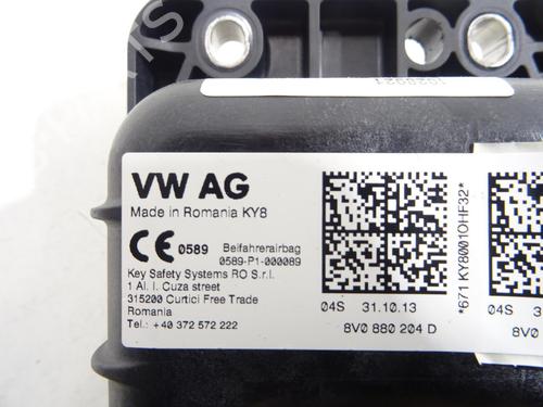 Passenger airbag AUDI A3 Sportback (8VA, 8VF) 1.4 TFSI | BP29255426C10 