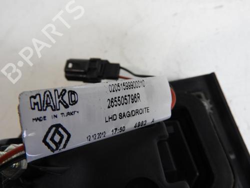 Used Right tailgate light RENAULT CLIO IV (BH_) 1.5 dCi 75 (75 hp) 20044253