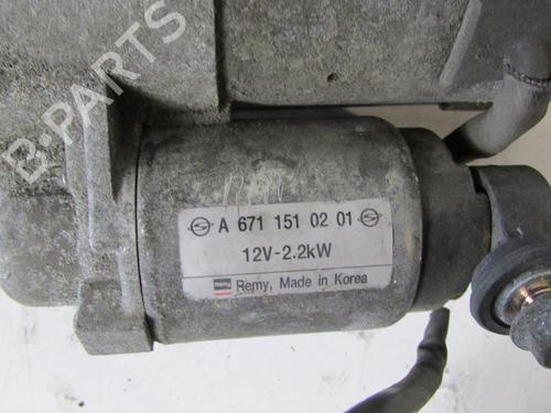 Startmotor SSANGYONG KORANDO (CK) 2.0 e-XDi 6711510301