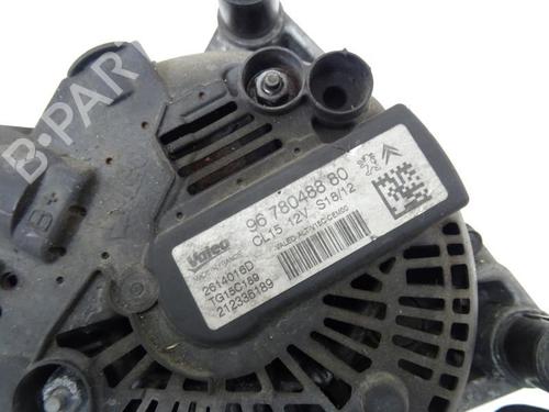 Used Alternator Alternator CITROËN C3 II (SC_) 1.4 HDi 70 (SC8HZC, SC8HR0, SC8HP4) (68 hp) 20056375 20056375