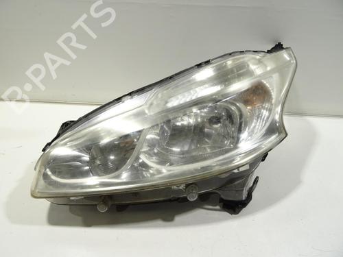 Used Left headlight PEUGEOT 208 I (CA_, CC_) 1.6 HDi (92 hp) 26657037