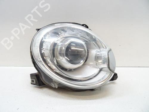 Used Right headlight FIAT 500 (312_) 1.3 D Multijet (312AXE1A) (95 hp) 21968839
