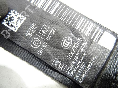 Rear left seatbelt CITROËN DS3 Convertible 1.2 VTi 82 | BP31595404I29 