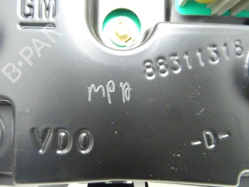 Instrument cluster OPEL ZAFIRA A MPV (T98) 2.0 DTI 16V (F75) | BP30104078C47
