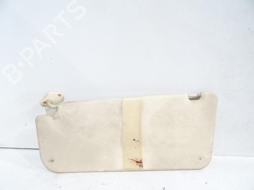 Venstre solskærm Venstre solskærm CITROËN BERLINGO / BERLINGO FIRST Box Body/MPV (M_) 2.0 HDI 90 (MBRHY, MCRHY) (90 hp) 31848183 31848183