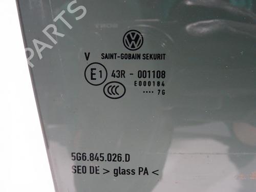 Used Rear right door window Rear right door window VW GOLF VII (5G1, BQ1, BE1, BE2) 2.0 GTI (230 hp) 34238280 34238280