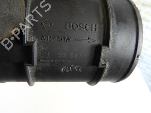 Used Mass air flow sensor OPEL ASTRA J (P10) 1.7 CDTI (68) (110 hp) 20043057