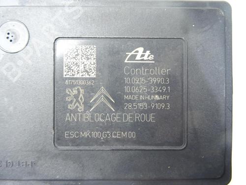 Used ABS pump ABS pump PEUGEOT 2008 I (CU_) 1.6 BlueHDi 100 (100 hp) 33659736 33659736