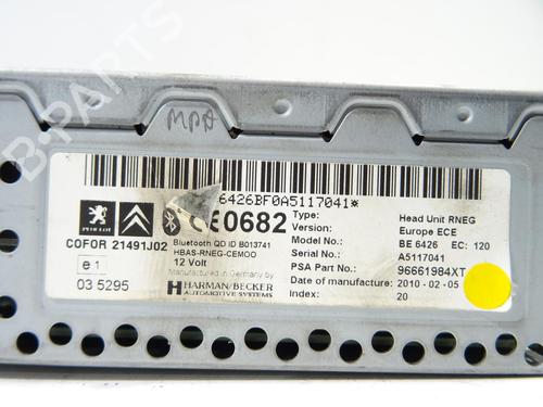 Radio PEUGEOT 5008 (0U_, 0E_) 1.6 HDi | BP27543087E6 