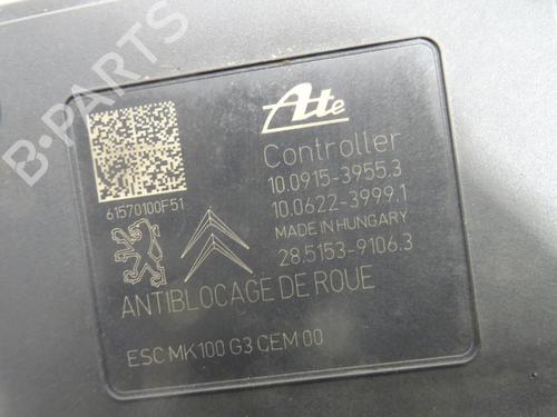 ABS pump PEUGEOT 2008 I (CU_) 1.2 THP 110 / PureTech 110 | BP23787947M43 