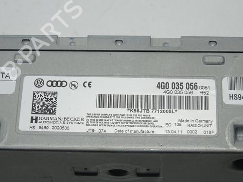 Used Radio Radio AUDI A5 Sportback (8TA) S5 quattro (333 hp) 31313426 31313426