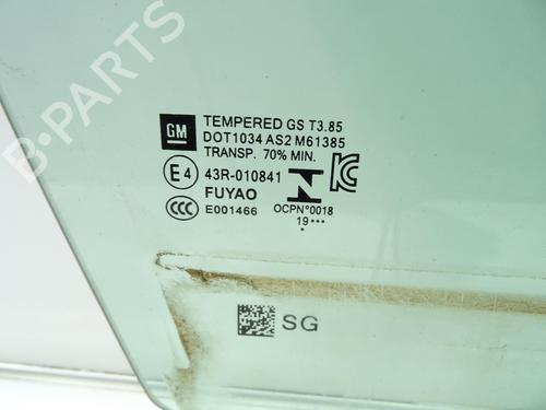 Front right door window OPEL ASTRA K (B16) 1.5 CRDI (68) | BP30058961C19 