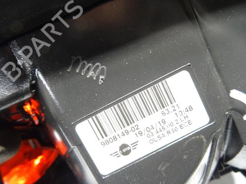 Used Left taillight Left taillight MINI MINI COUNTRYMAN (R60) [2010-2016] 21776298 21776298