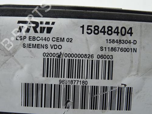 ABS pump PEUGEOT 407 Coupe (6C_) 2.7 HDi | BP26892519M43 