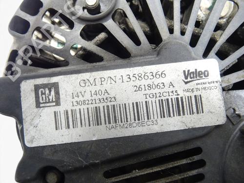 Alternator OPEL ZAFIRA TOURER C (P12) 1.6 CDTI (75) | BP37624940M7 - Image 3