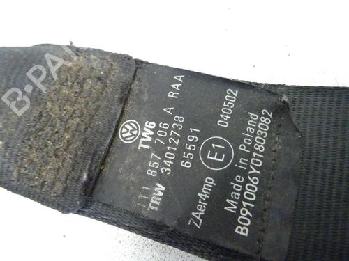 Used Front right seatbelt Front right seatbelt VW TOURAN (1T1, 1T2) 1.9 TDI (105 hp) 20064279 20064279