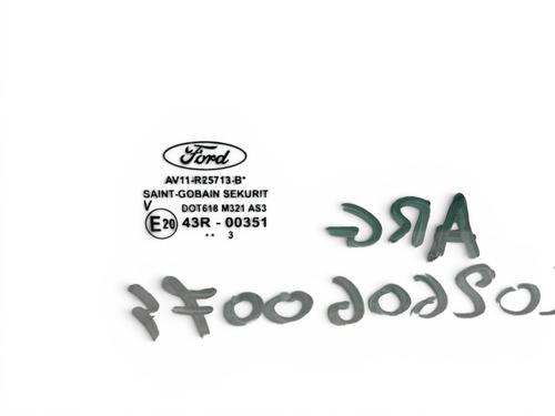 Dør rude ventre bagtil Dør rude ventre bagtil FORD B-MAX (JK) [2012-2026] 37589258 37589258