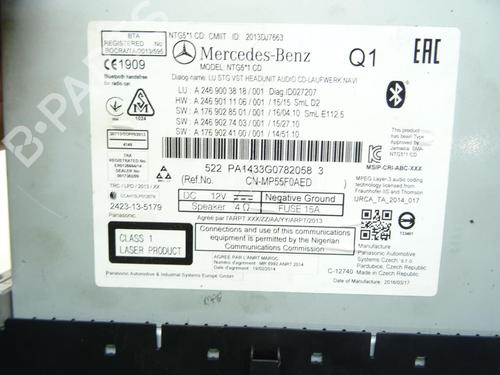 Used Radio Radio MERCEDES-BENZ A-CLASS (W176) A 200 CDI / d 4-matic (176.002) (136 hp) 31973364 31973364