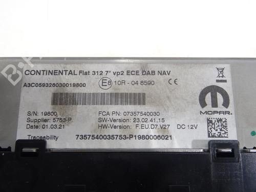 Bilradio ABARTH 500 / 595 / 695 1.4 (312.AXF11, 312.AXF1A) | BP29969972E6