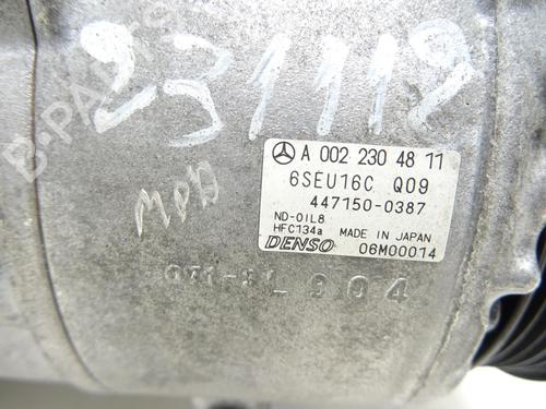AC compressor MERCEDES-BENZ A-CLASS (W169) A 180 CDI (169.007, 169.307) | BP24313576M34 