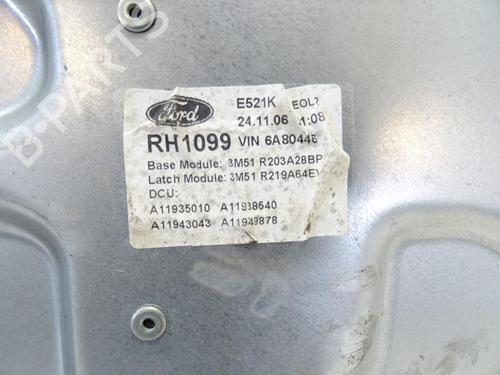 Used Front right window mechanism Front right window mechanism FORD FOCUS C-MAX (DM2) 1.6 TDCi (90 hp) 21968768 21968768