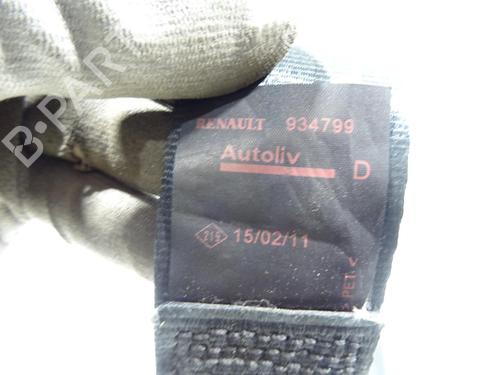 Used Front right seatbelt Front right seatbelt DACIA DUSTER (HS_) 1.5 dCi 4x4 (HSMC, HSMD) (110 hp) 25893072 25893072