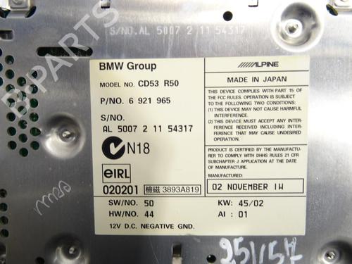 Bilradio MINI MINI (R50, R53) Cooper | BP30888598E6 