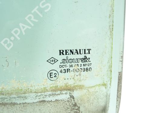 Vidro porta trás esquerda Vidro porta trás esquerda RENAULT MEGANE I (BA0/1_) 1.4 16V (BA0D, BA1H, BA0W, BA10) (95 hp) 34413435 34413435