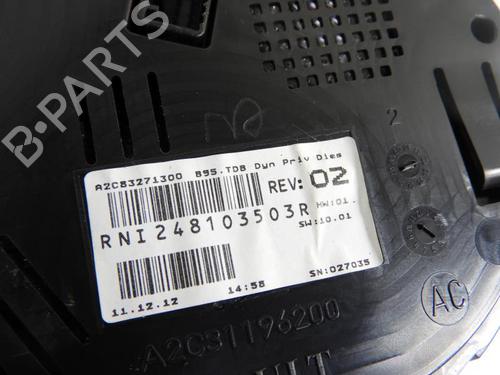Instrument cluster RENAULT MEGANE III Grandtour (KZ0/1) 1.5 dCi (KZ09, KZ0D, KZ1G, KZ29, KZ14, KZ1W, KZ10, KZ1F,... | BP20056839C47 