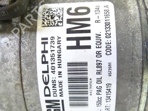 Used AC compressor AC compressor OPEL ZAFIRA / ZAFIRA FAMILY B (A05) 1.7 CDTI (M75) (125 hp) 20040833 20040833