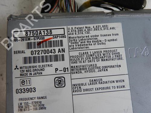 Radio PEUGEOT 4007 (VU_, VV_) 2.2 HDi | BP20066337E6 
