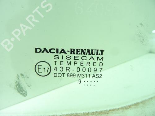 Rear left door window DACIA SANDERO II 1.5 Blue dCi 95 (B8JL) | BP29634620C20 