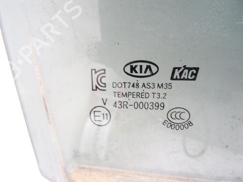 Rear right door window KIA RIO III (UB) 1.2 CVVT | BP28193923C21 