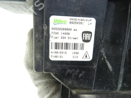 Left front fog light FIAT 500X (334_) 1.6 D Multijet (334AXA1B, 334AXA11) | BP29998271C30 