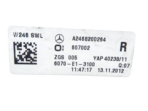 Used Right taillight Right taillight MERCEDES-BENZ B-CLASS Sports Tourer (W246, W242) B 180 CDI (246.200) (109 hp) 34184436 34184436