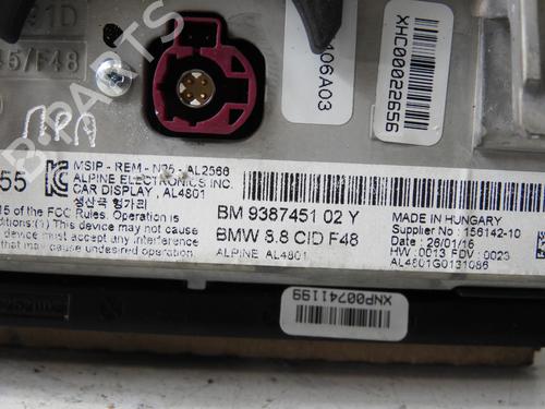 Used Display monitor BMW X1 (F48) xDrive 25 d (231 hp) 20040660