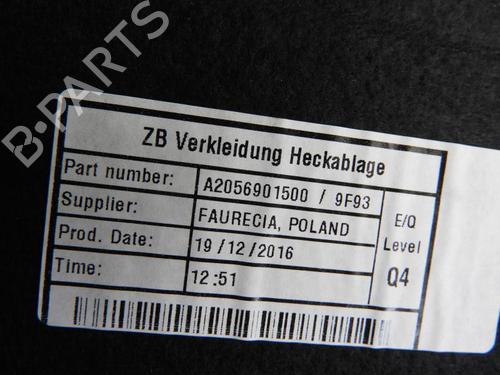 Used Rear parcel shelf Rear parcel shelf MERCEDES-BENZ C-CLASS (W205) AMG C 63 (205.086) (476 hp) 20057926 20057926